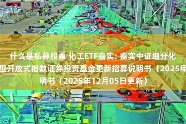 什么是私募股票 化工ETF嘉实: 嘉实中证细分化工产业主题交易型开放式指数证券投资基金更新招募说明书（2025年12月05日更新）